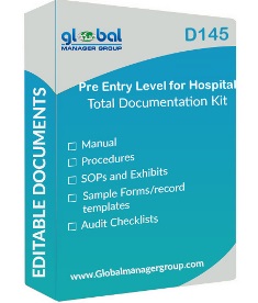 Pre Entry Level for Hospital Accreditation Documents