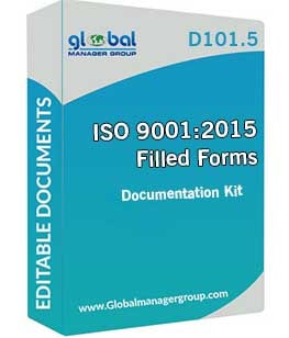 ISO 9001:2015 Filled Forms