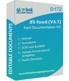 IFS Food version 6.1 Documents