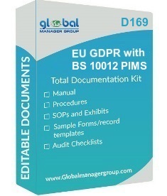 GDPR Along with BS 10012 Documents