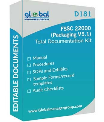 FSSC 22000 (Version 5.1) packaging materials Documentation